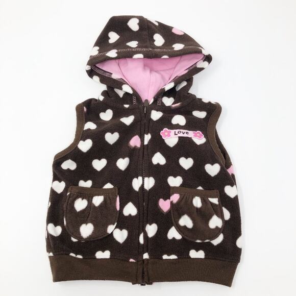 Carter's Baby Girl Vest Onesie Leggings Set 6M - Picture 2 of 15